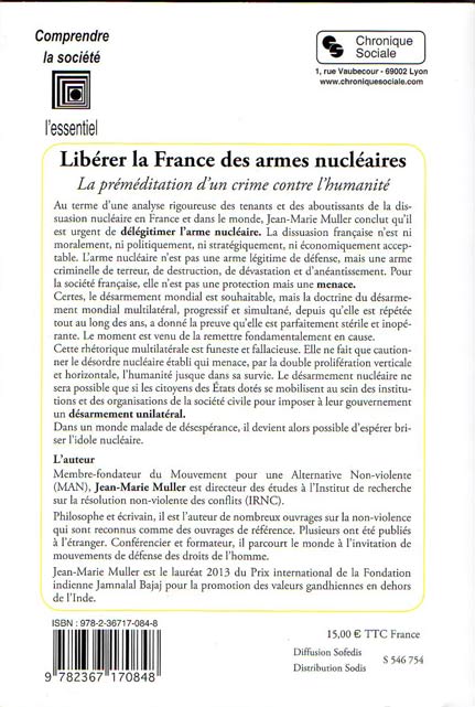 libérer la France des armes nucléaires